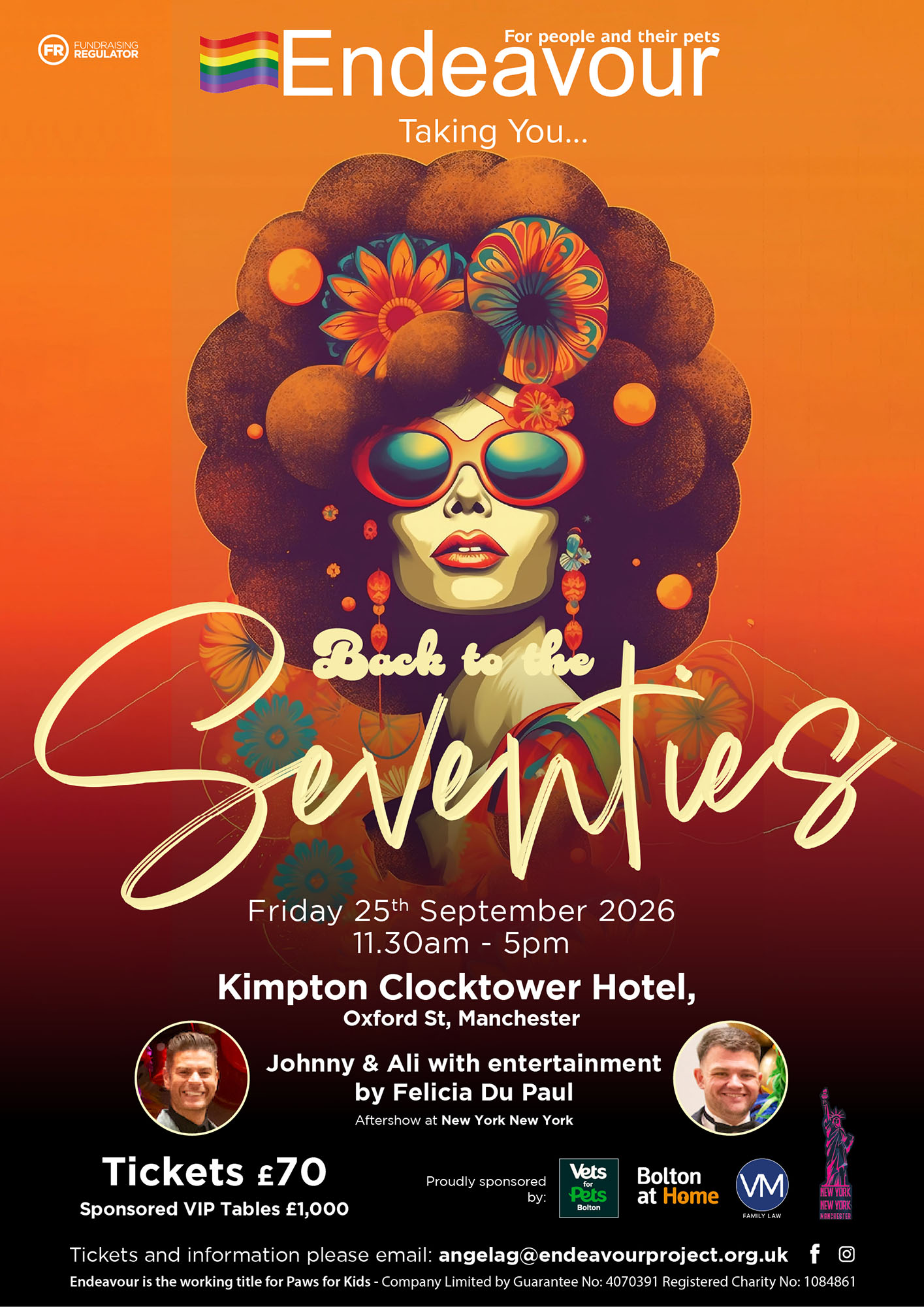 Endeavour's Back to the 70's Ladies Lunch 2026