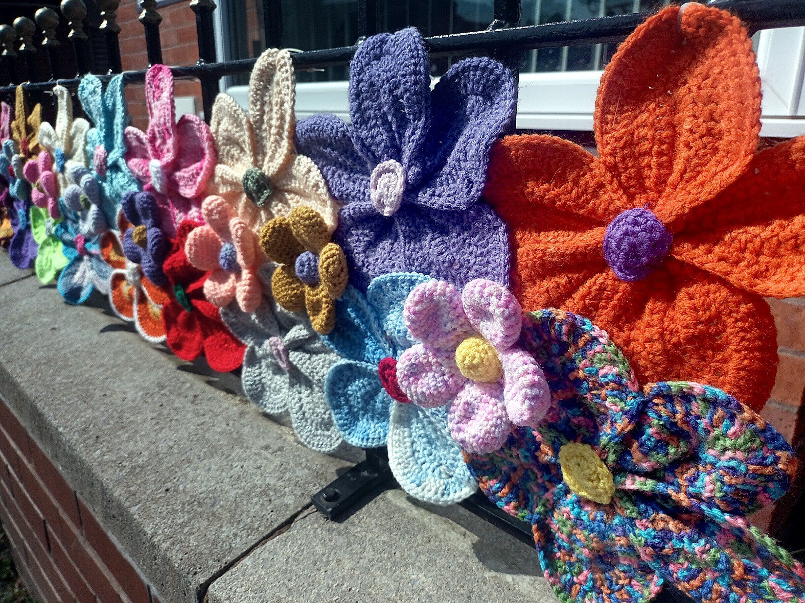 Yarn Bombing by Knit & Natter group
